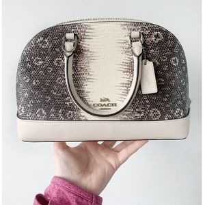 Authentic Coach Snakeskin Handbag NWOT